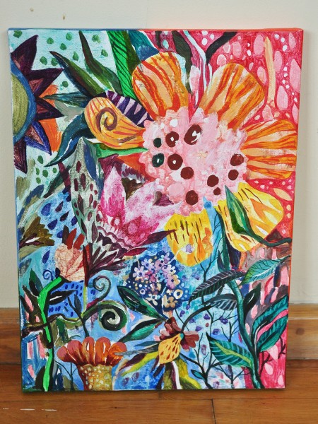 Acrylic painting/ Spring/ 30 x 40 cm